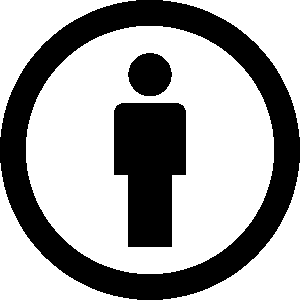 Logo Creative Commons BY – symbol osoby w czarnym okręgu, oznaczający licencję „Uznanie autorstwa”